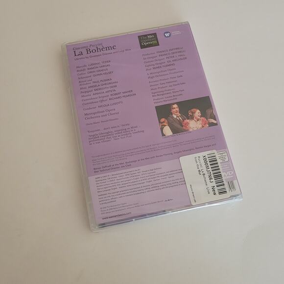 Puccini La Boheme DVD, 2008, Metropolitan Opera New Sealed - Picture 2 of 5